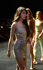 Aperol Affair Dress (Metallic Sparkle Beads)