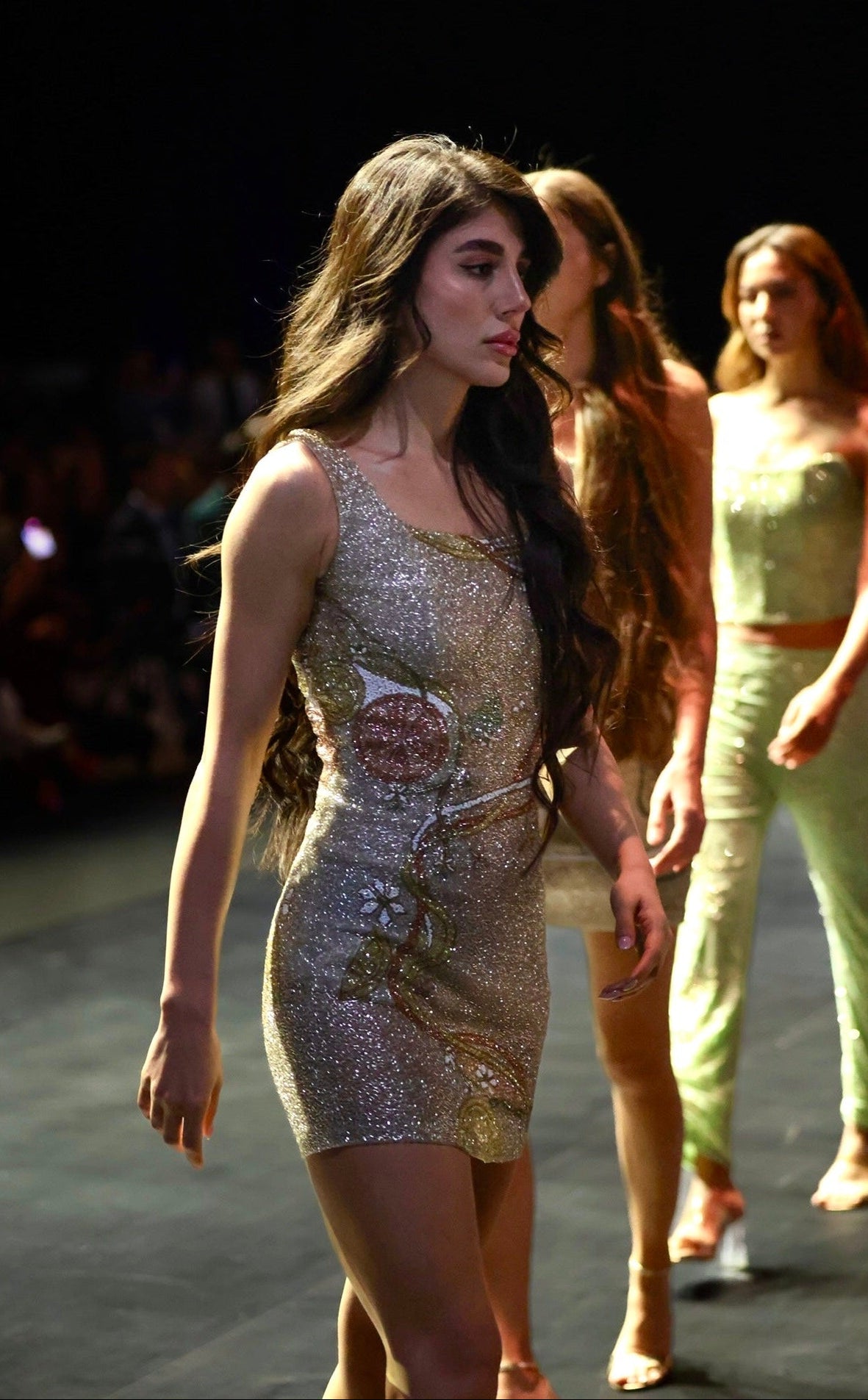 Aperol Affair Dress (Metallic Sparkle Beads)