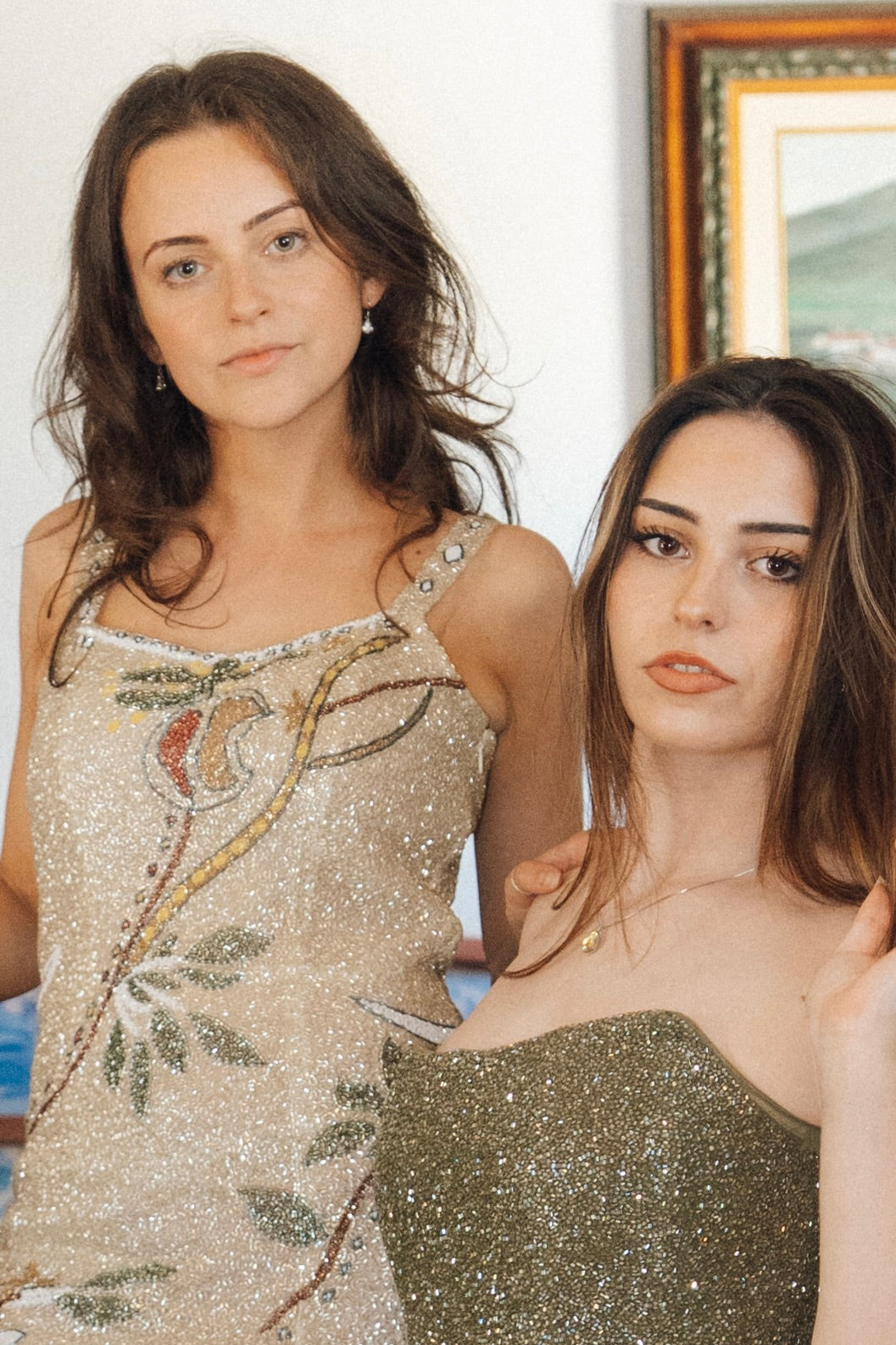 Eve's Apple Dress (Metallic Sparkle Beads)