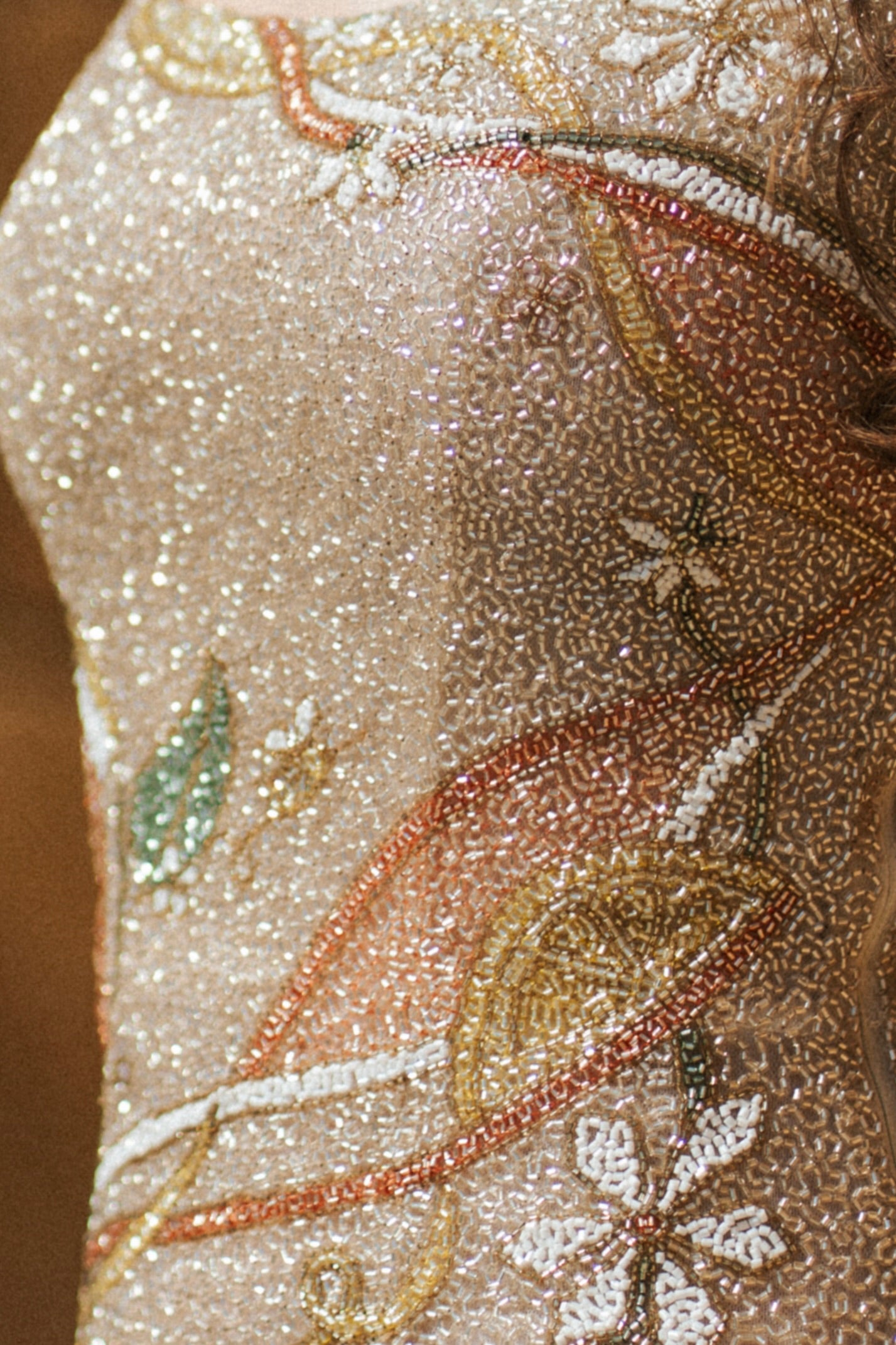 Aperol Affair Dress (Metallic Sparkle Beads)