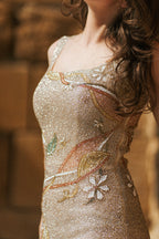 Aperol Affair Dress (Metallic Sparkle Beads)