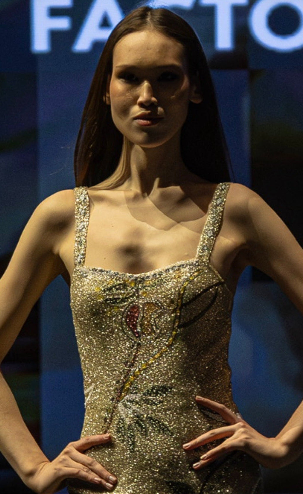 Eve's Apple Dress (Metallic Sparkle Beads)