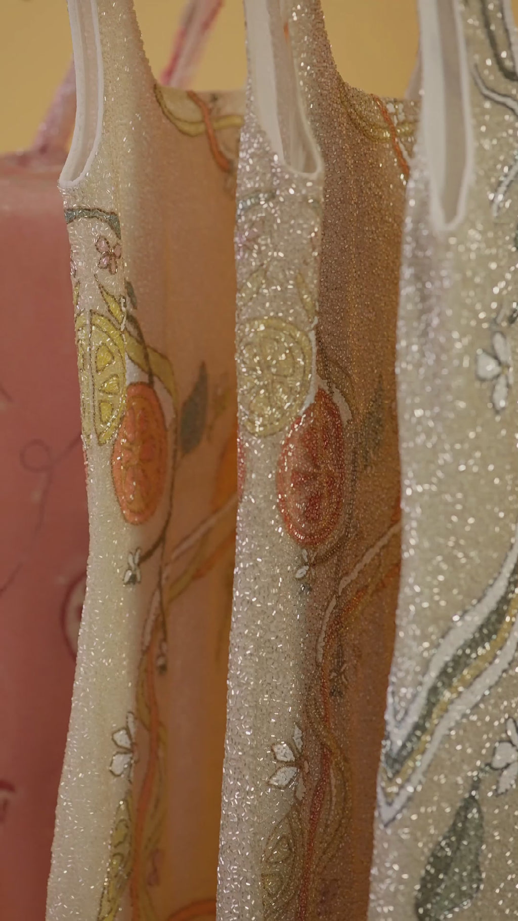 Aperol Affair Dress (Metallic Sparkle Beads)