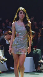 Aperol Affair Dress (Metallic Sparkle Beads)